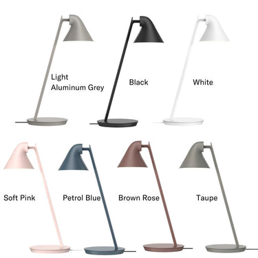 Oki Sato NJP Mini Table Lamp for Louis Poulsen All Variants on white background