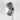 Modern floor lamp with metallic design on a white background