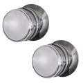 chrome fresnel lights pack shot against white background