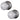 chrome fresnel lights pack shot against white background