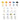 Collection of table lamps in various colors and finishes on a white background