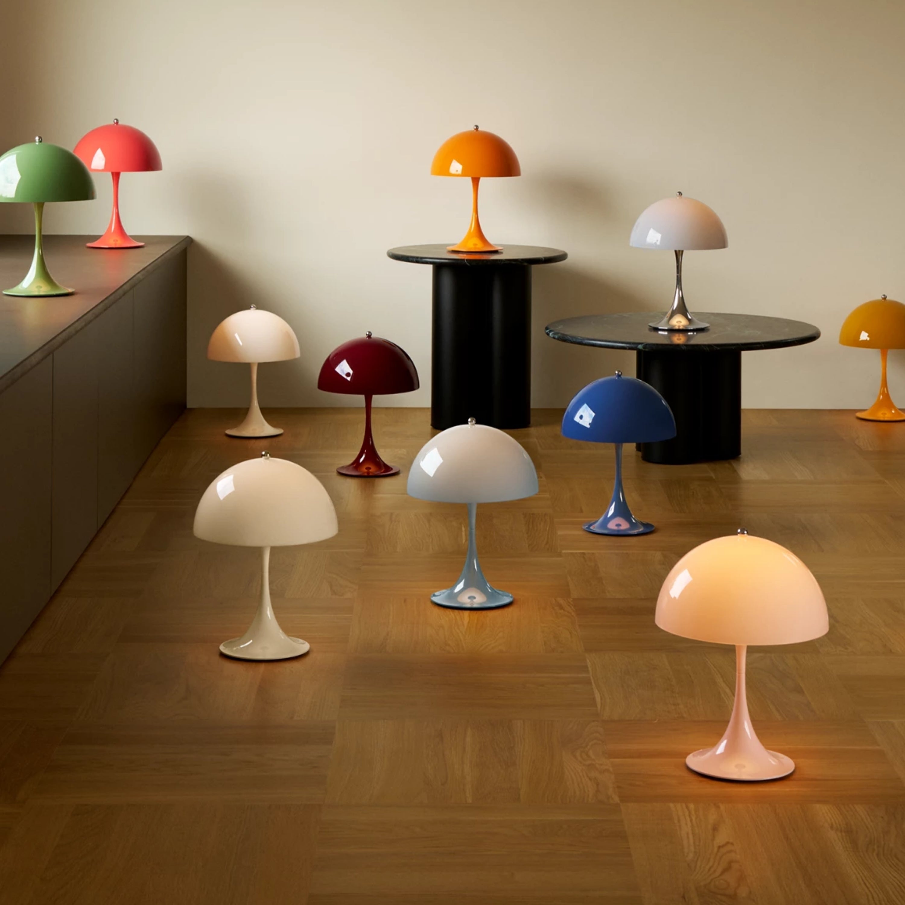 Verner Panton 'Panthella 250' Portable Table Lamp for Louis