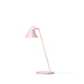 Pink table lamp on a white background
