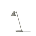 Gray table lamp on a white background