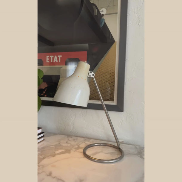 vintage table lamp by BAG turgi video detail