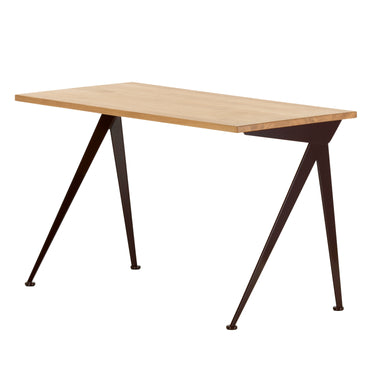 Jean Prouvé 'Compas Direction' Wood and Metal Desk for Vitra