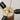 Close-up of a lamp with brass and black components on a white background