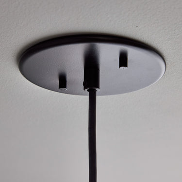 pendant tratten canopy detail black ceiling mount