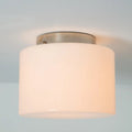 tynell opaline glass flushmount