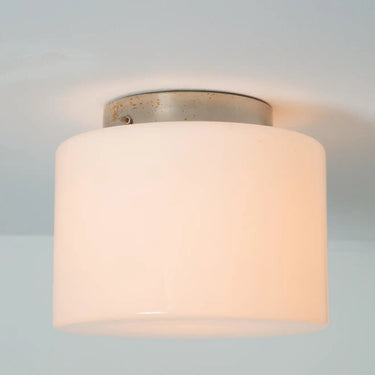 tynell opaline glass flushmount