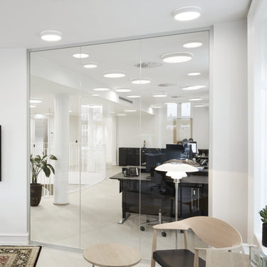 Poul Henningsen 'PH 3½-2½' Floor Lamp for Louis Poulsen Two Enlighten chrome lifestyle office 