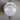 white fresnel wall light oluce front view