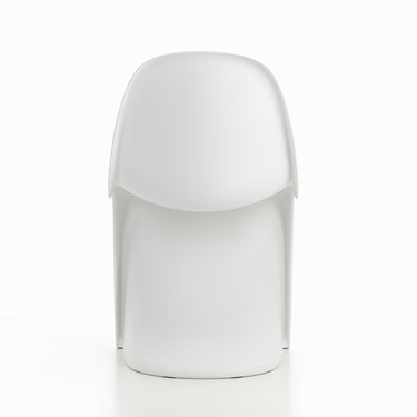 White cylindrical object on a white background